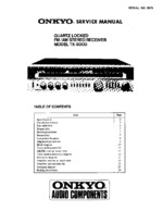 Onkyo TX5000 OEM Service