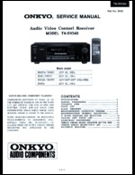 Onkyo TXSV343 OEM Service