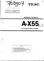 Teac A-X55 OEM Service