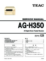 Teac AG-H350 OEM Service