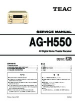 Teac AG-H550 OEM Service