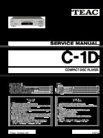 Teac C-1D OEM Service