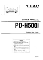 Teac PD-H500I OEM Service