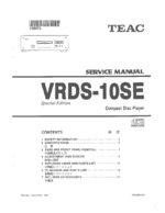 Teac VRDS-10SE OEM Service