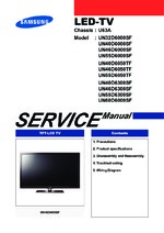 SAMSUNG UN40D6300SF OEM Service