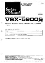 Pioneer VSX-5900S OEM Service
