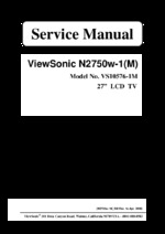 Viewsonic N2750W-1M OEM Service