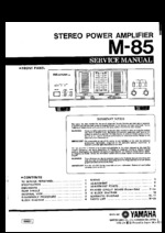 YAMAHA M85 OEM Service