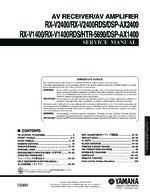 Yamaha RX-V1400 OEM Service