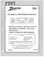 ZENITH VR4125 OEM Service