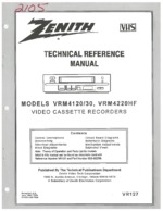 ZENITH VRM4220HF OEM Service