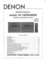 DENON D850 OEM Service