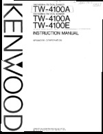 KENWOOD TW4100E OEM Owners