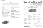 Panasonic CRW200EU OEM Service