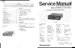 Panasonic CQ2000EU OEM Service
