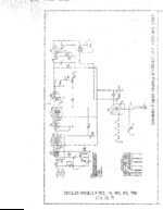 CROSLEY F5MY Schematic Only